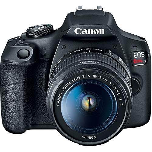 Canon EOS Rebel T7 DSLR Camera|2 Lens Kit with EF18-55mm + EF 75-300mm Lens, Black